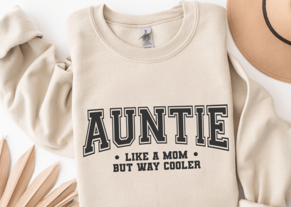 Auntie Quote SVG & PNG Graphics for Crafts
