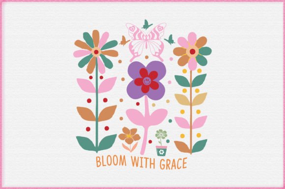Boho Flower Inspiration Quote SVG Design