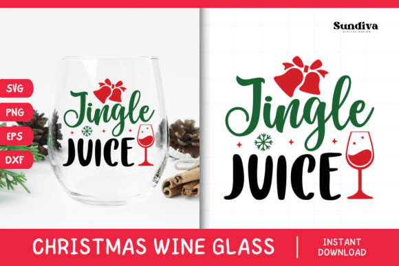Christmas Wine Glass Quote SVG 7 — Crafts & Graphics