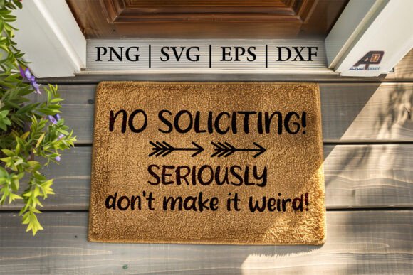 Doormat Quote SVG PNG Design for Crafts & Graphics