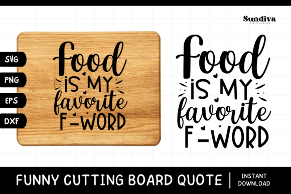 Funny Kitchen Cutting Board Quote SVG 16: Graphics for Crafts & Branding