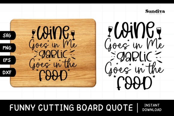 Funny Kitchen Cutting Board Quote SVG 20: Graphics for Crafts & Content