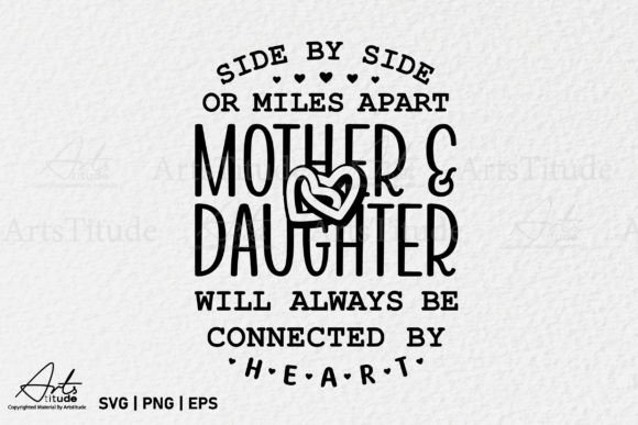 Mother and Daughter SVG: Graphics for Crafts & Emotional Branding